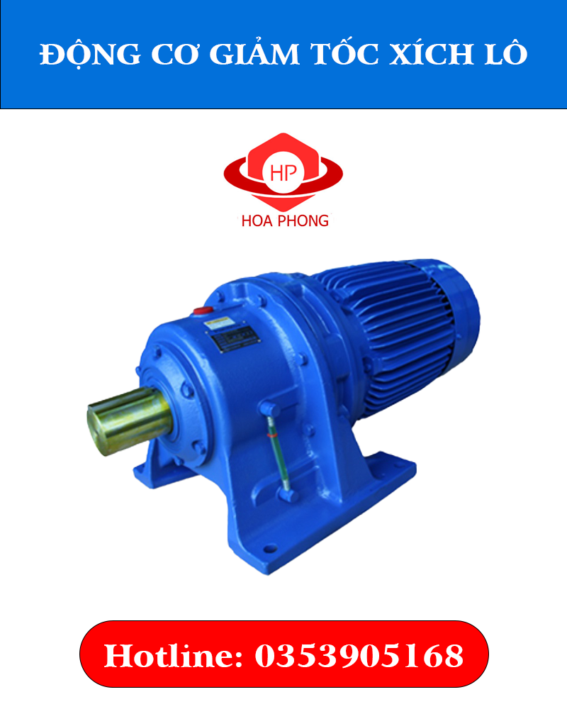 động cơ giảm tốc x&iacute;ch l&ocirc;